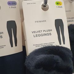 New - Size Medium - A Pair of Velvet Plush Leggings - Regular Length - Extra Warm - Cost 8 Euro - Read Carefully - E