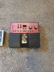 Boss Rc30 looper pedal with Boss Fs-5u footswitch