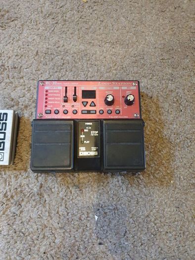 Boss Rc30 looper pedal with Boss Fs-5u footswitch