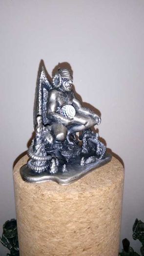 Metal Figure With Crystal - The Demon Of The Catacombs