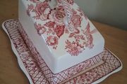 Antique Mason's Ironstone Stratford Cheese Cloche/ Dish