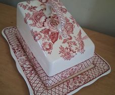 Antique Mason's Ironstone Stratford Cheese Cloche/ Dish