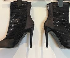 Black Sparkly Boots Size 39