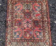 vintage Persian Bakhtiari accent rug