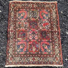 vintage Persian Bakhtiari accent rug