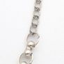 925 Silver Chunky Beaded Link Chain Image 2