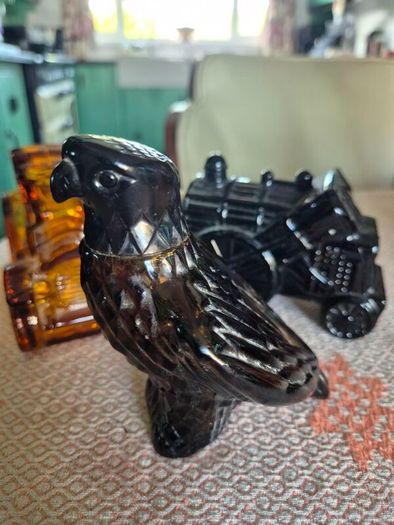 3 Vintage Mid Century Avon men's aftershave bottles x3