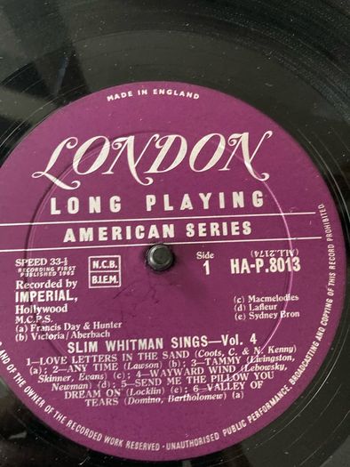 Slim Whitman - Slim Whitman Sings