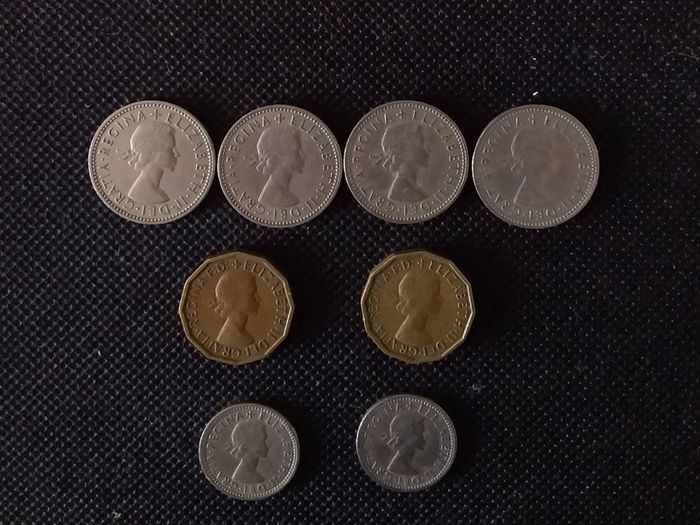 Collection of Pre-Decimal English Coins (8)