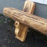 Rustic Driftwood Floating Stove Mantel / Shelf Image 4