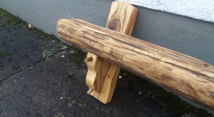 Rustic Driftwood Floating Shelf / Mantel