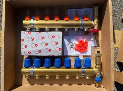 Underfloor heating manifold