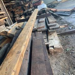 Pitch pine & Oak beams cut to size