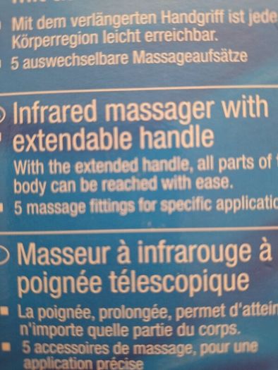 Infrared Massager with Extendable Handle .. Final Price Drop