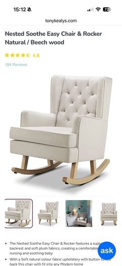 Nursery chair - Nested Soothe Easy Chair