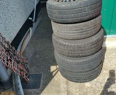 steel wheels with tyres