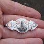 Victorian Nine Carat Gold And Srerling Silver Brooch Image 4