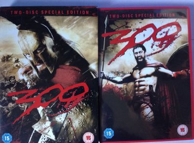 300 (Special Edition) Zach Snyder Film [2007] Gerard Butler, Lena Headey, David Wenham, Dominic West, Rodrigo Santoro & Michael Fassbender [Movie DVDx2]
