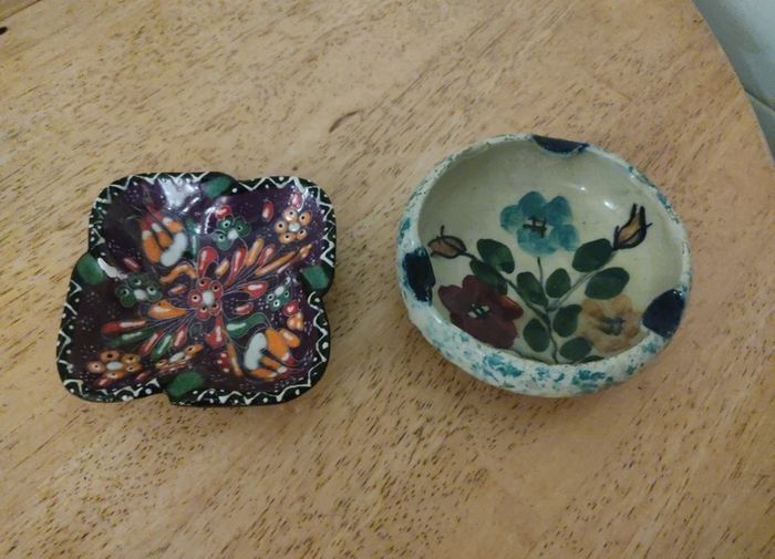 Two Pretty Ashtrays - never used