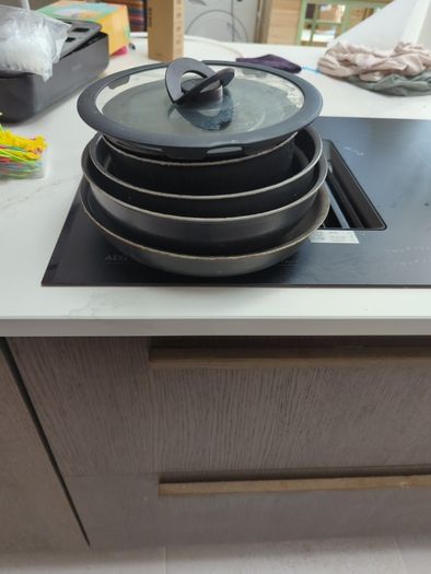 Tefal stackable pots and pans