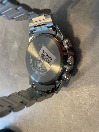 Citizen Men Chronograph Watch Stainless Steel Boxed Excellent Condition