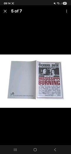 Mississppi Burning 1988 Press Kit