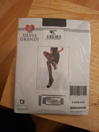 Tights .. Two Pair of Black Pattern Tights .. Price Drop