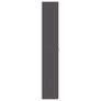 Office Cabinet High Gloss Grey 60x32x190 cm Chipboard Image 4