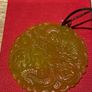 Carved Antique Dragon Pendants (2) Image 3