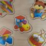 Young toddler 5 piece wooden puzzle Image 2