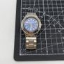 Swatch Irony Quartz 40mm Blue Dial Stainless Steel Bracelet Watch Image 3