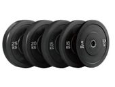 Olympic Black Bumper Plates - In Stock Now