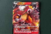 Pokemon Card: Entei V 22/172 Brilliant Stars