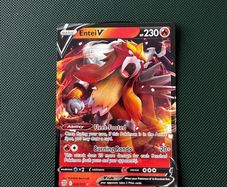 Pokemon Card: Entei V 22/172 Brilliant Stars
