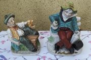 Two man figurines of Capodimonte style