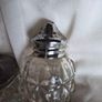 Vintage cut-glass/crystal condiment pieces, Image 2