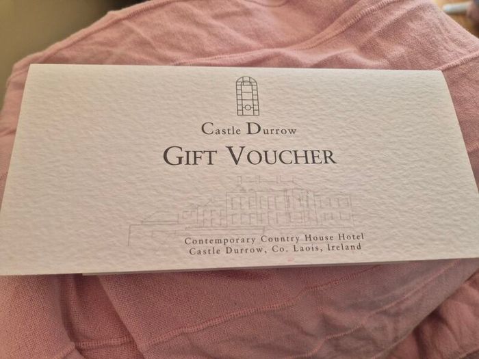 Castle Durrow Voucher