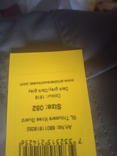 Snickers Workwear Trousers NEW WITH TAGS 6801 Size 52