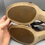 ECCO Ladies Brown Leather High Heel Sandals Size 9 EU40 Image 10