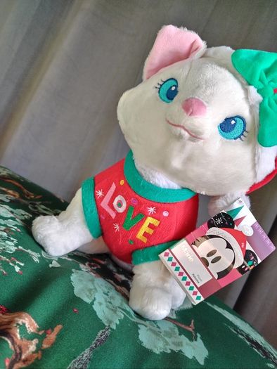 Shop Disney Marie Aristocats Christmas Festive Holiday Soft Toy Plush