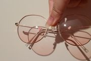 Ombre clear to pink Sunglasses / glasses