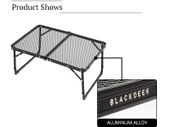 Blackdeer Outdoor Furniture Portable Table Camping Portable Folding Iron Tables Picnic Ultra Light Folding Garden Desk