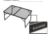 Blackdeer Outdoor Furniture Portable Table Camping Portable Folding Iron Tables Picnic Ultra Light Folding Garden Desk
