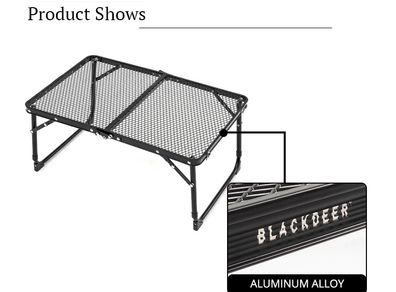 Blackdeer Outdoor Furniture Portable Table Camping Portable Folding Iron Tables Picnic Ultra Light Folding Garden Desk