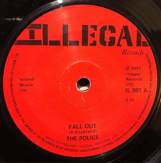The Police - Fall Out (1977) 7"