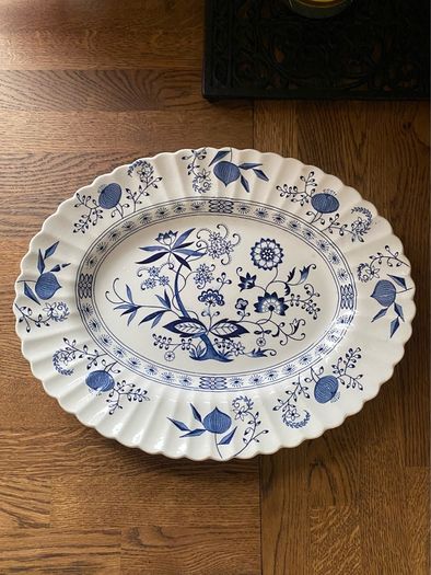 J & G Meakin Blue Nordic England Ironstone Platter