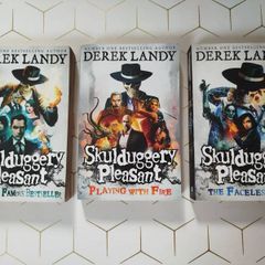 Derek Landy Skulduggery Pleasant, The faceless ones, and playing with fire