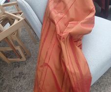upholstery Curtain Fabric large Roll Burnt Orange, Moroccan Vibes