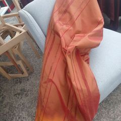 upholstery Curtain Fabric large Roll Burnt Orange, Moroccan Vibes
