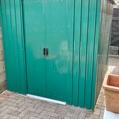Second hand Steel Shed 6ft x 8ft